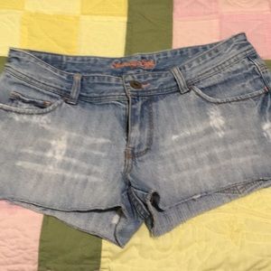 American Eagle jean shorties